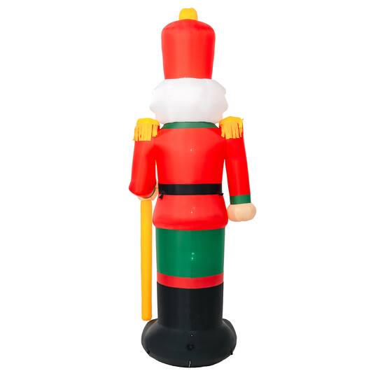 Glitzhome® 15FT Giant Lighted Inflatable Nutcracker Decor